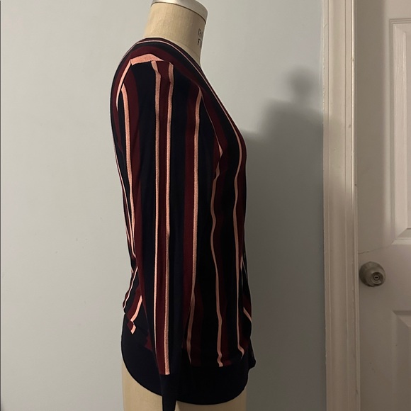 Ann Taylor Striped Cardigan - Picture 2 of 6